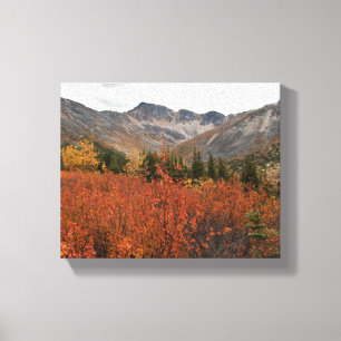 Toile Paysage de montagne de chute