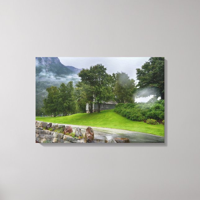 Toile Paysage de Norvège (Recto)