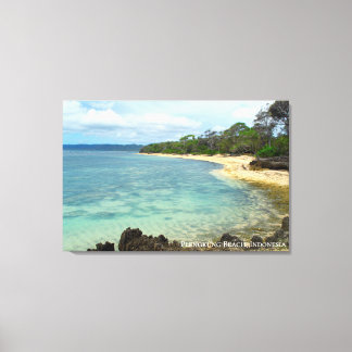 Toile Paysage de plage photo de voyage Indonésie