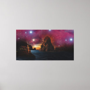 Toile Paysage de tout Cosmos Imaginaire