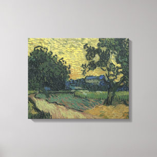 Toile Paysage de Van Gogh à Twilight