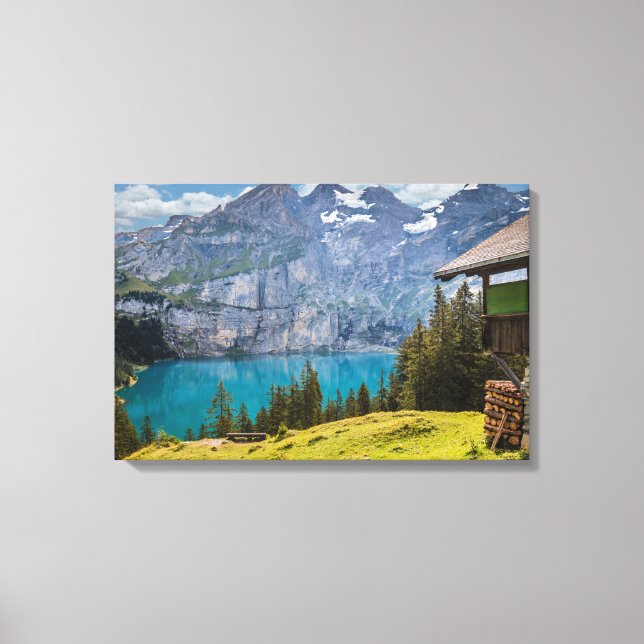 Toile Paysage des montagnes (Recto)