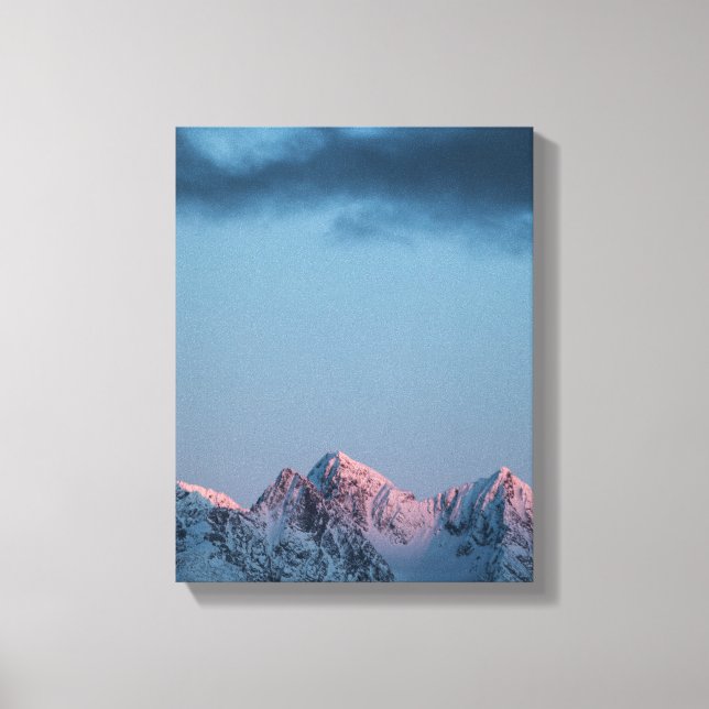 Toile Paysage des monts Lyngen (Recto)