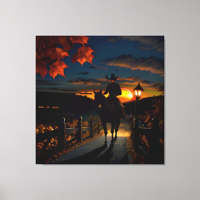 Toile Paysage d'Halloween sept (Recto)