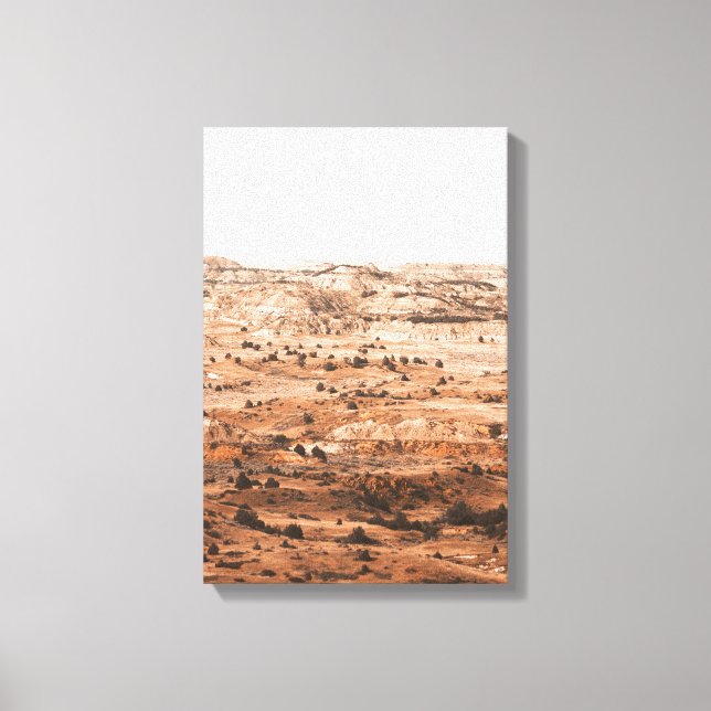 Toile Paysage du canyon rouge (Recto)