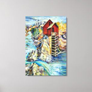 Toile Paysage du fleuve Colorado Peint à la main