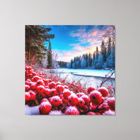 Paysage hivernal magnifique