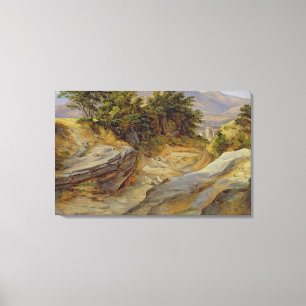 Toile Paysage italien de montagne, c.1824