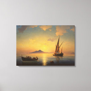 Toile Paysage marin de la baie de Naples Ivan Aivazovsky