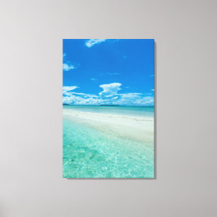 Toile Paysage marin tropical bleu, Palaos