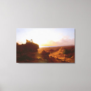 Toile Paysage romantique, 1860