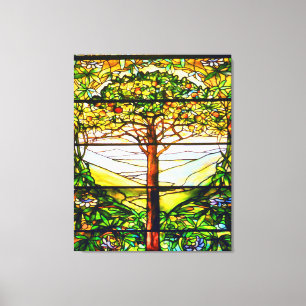 Toile Paysage spirituel Pittoresque Fenêtre Tiffany