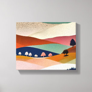 Toile Paysage texturé
