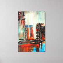 Paysage urbain abstrait