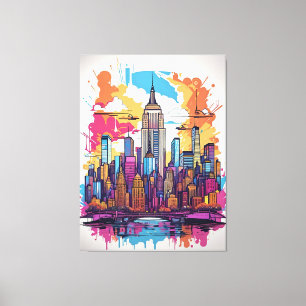 Toile Paysage urbain de New York