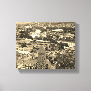 Toile Paysage urbain de Tbilissi Géorgie Architecture Vu