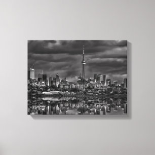 Toile Paysage urbain de Toronto à Sheldon Lookout Reflec