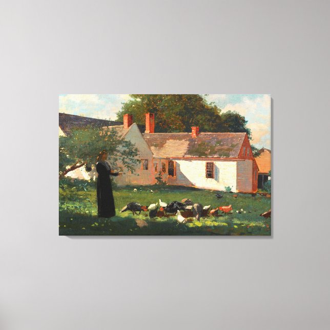 Toile Paysage (vers 1872-1874) par Winslow Homer (Recto)