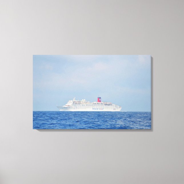 Toile Peace Boat Ocean Dream (Recto)