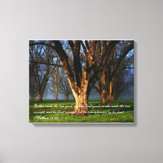 Toile Pecan Orchard - Matthieu 12:33