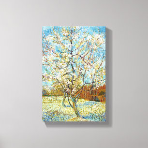 Toile Pêcher les arbres en fleurs Vincent Van Gogh