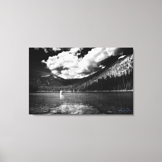 Toile Pêcheur du Montana (Recto)