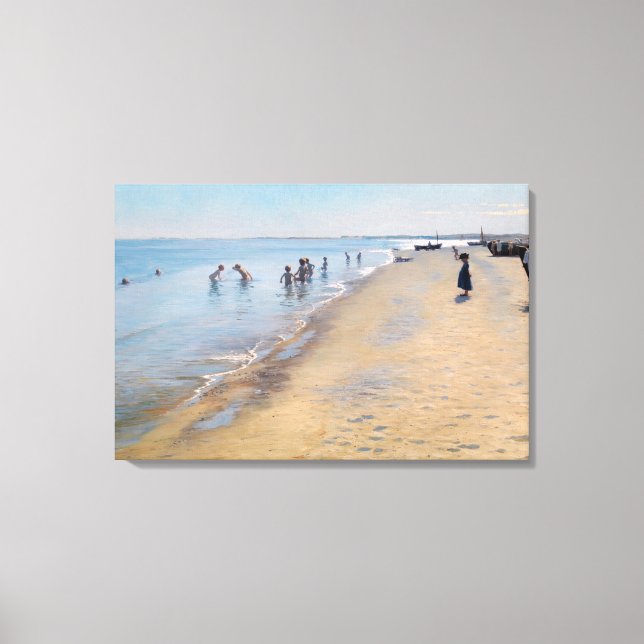 Toile Peder Severin Kroyer - Jour d'été à Skagen Beach (Recto)