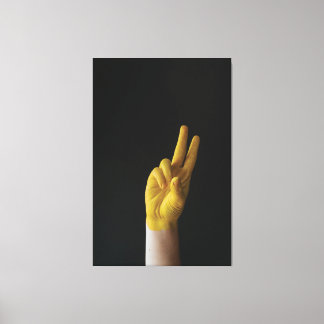 Toile peindre les doigts Canvas à enveloppement Premium