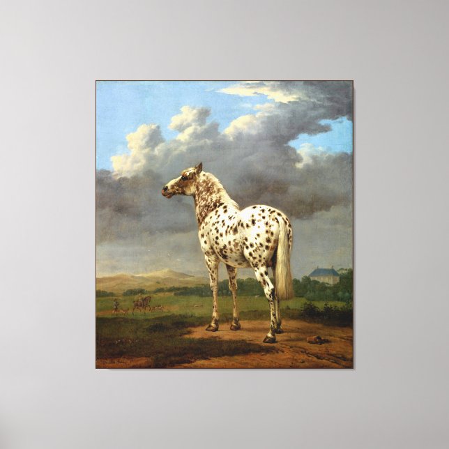 Toile peinture à cheval 9 (Recto)