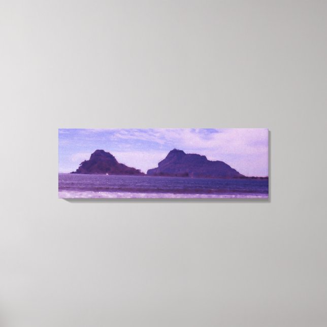 Toile Peinture à l'huile de l'île de Pierre (Recto)