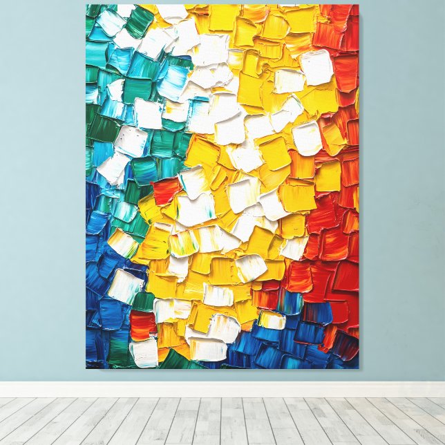 Toile Peinture Abstraite à l'huile (Insitu (Plancher de Bois))