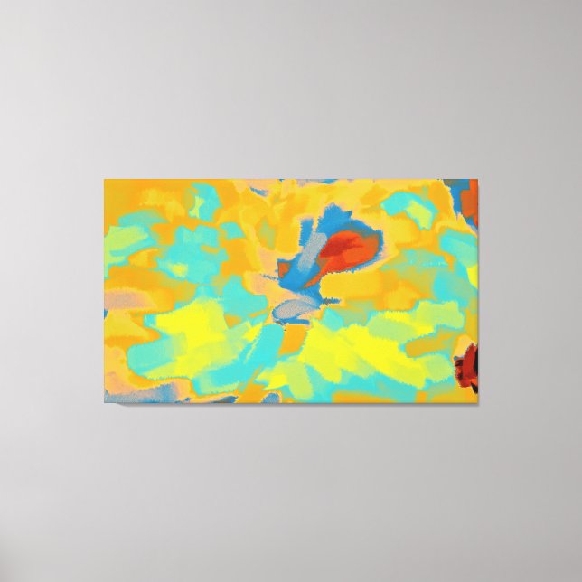 Toile Peinture Abstraite | Art Abstrait 7 (Recto)