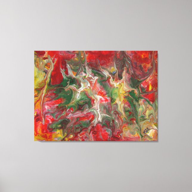 Toile Peinture Abstraite Art Moderne Contemporain (Recto)