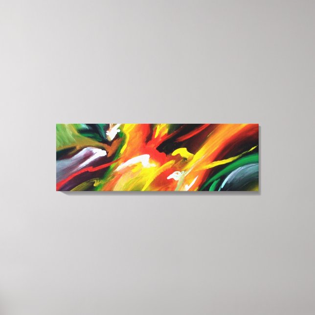 Toile Peinture Abstraite contemporaine (Recto)