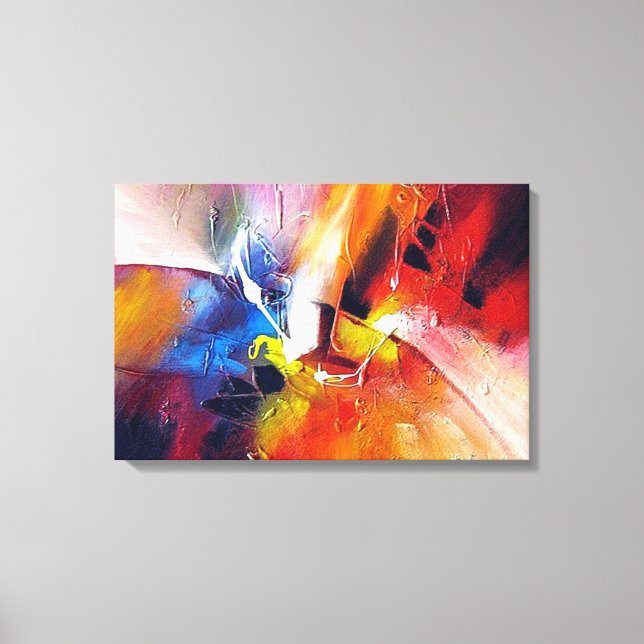 Toile Peinture Abstraite contemporaine (Recto)