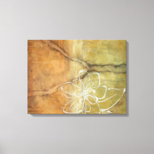 Toile Peinture abstraite de silhouette sur l'arrière -