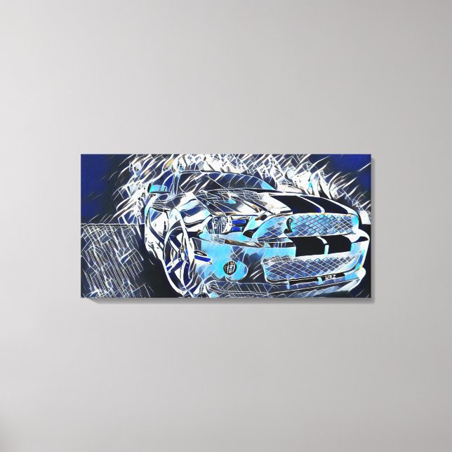 Toile Peinture acrylique moyenne la plus populaire de Mu (Recto)
