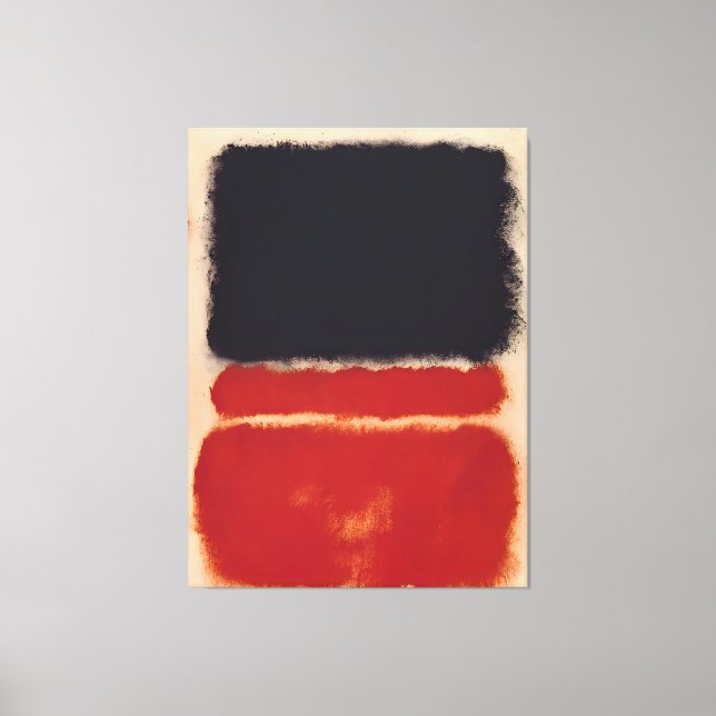 Toile peinture artistique de Mark Rothko (Recto)