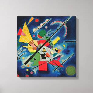 Toile Peinture bleue par Wassily Kandinsky