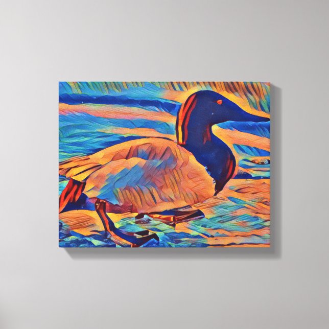 Toile Peinture Canvasback Duck (Recto)