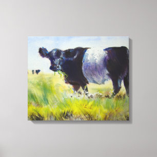Toile Peinture ceinturée de vache à Galloway