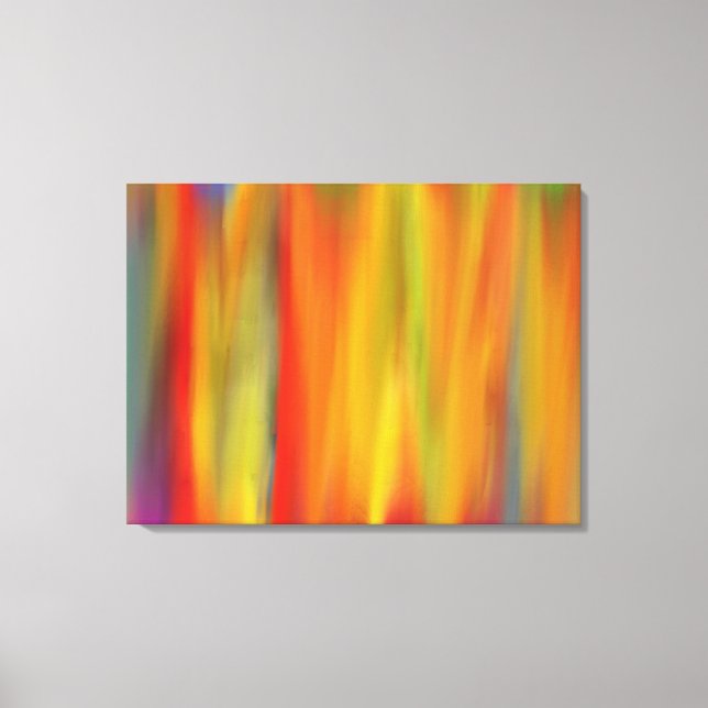 TOILE PEINTURE COLORÉE ARBORESSE ART 4 (Recto)