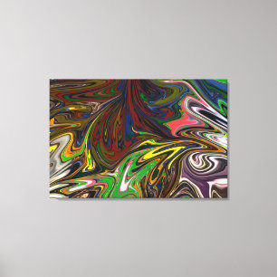 Toile Peinture colorée Art Abstrait