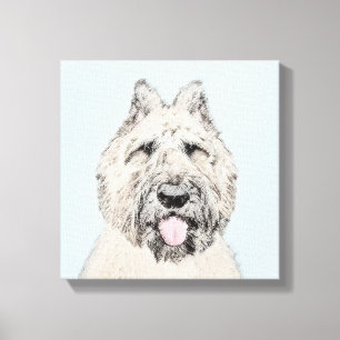 Toile Peinture de Bouvier des Flandres - Art original de