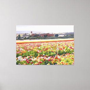 Toile Peinture de fleurs - Champs de fleurs en Carlsbad
