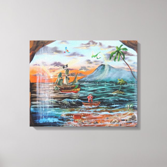 Toile Peinture de Peter Pan Hook's Cove Tinker Bell (Recto)