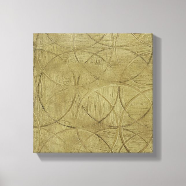 Toile Peinture des cercles liés par Jennifer Goldberger (Recto)