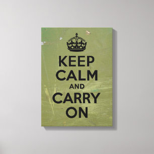 Toile Peinture d'olive Restez calme