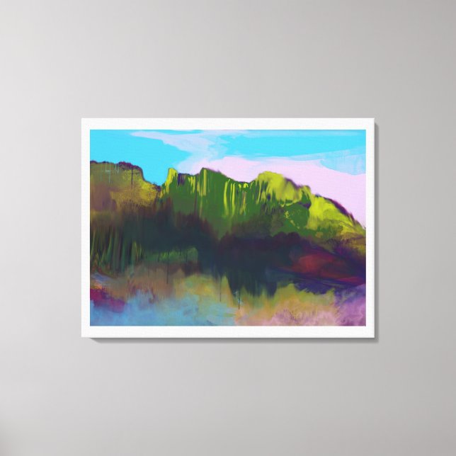 Toile Peinture du paysage (Recto)