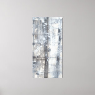 Toile Peinture grise contemporaine